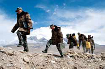 西部高原尖兵攻下数个测绘“堡垒”